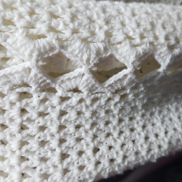 Westport white crochet sweater - Picture 3 of 8